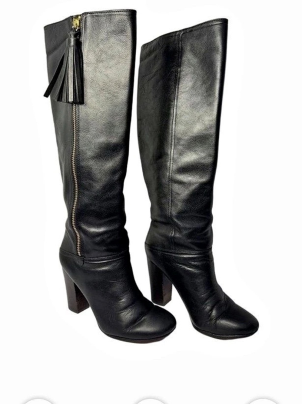 Coach Therese Black Heeled Boots